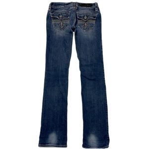 Rock Revival Tori Straight 28X33 Long Stretch Jeans